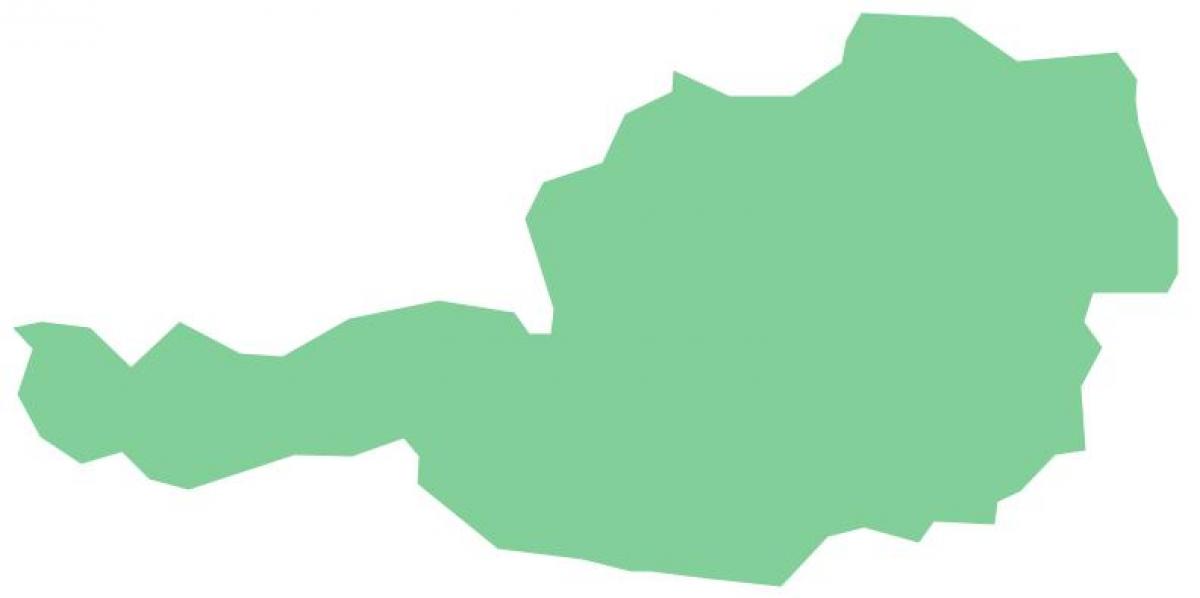Австрия векторна карта