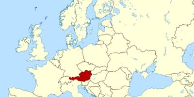 Покажи на картата на Австрия