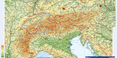 Топографическая карта в Австрия