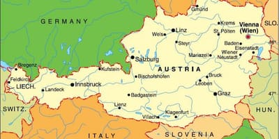 Австрия Инсбрук картата