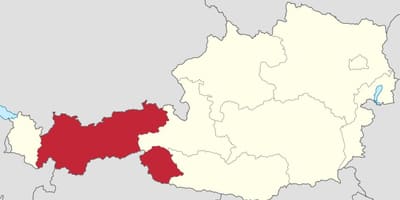 Австрия Тирол карта