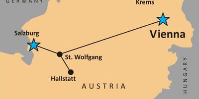Карта на hallstatt Австрия 