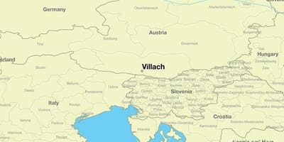 Карта на villach, Австрия