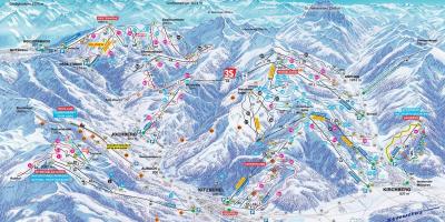 Австрия ски картата